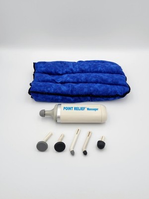 Point Relief Massager w/ Attachments + Heated Hand Therapy Mitt Rehab Set Tested
