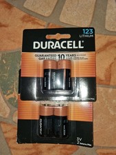 2-Pack Duracell 123 Lithium 3V Photo Battery Expires March 2034
