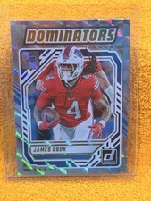 2025 Panini Donruss Dominators James Cook DOM-JCK Buffalo Bills NFL Football