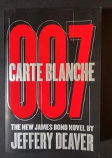 CARTE BLANCHE 007 JAMES BOND NOVEL JEFFERY DEAVER 2011 FLEMING 1st PRINT PAPERBK