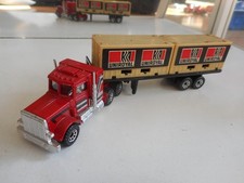 Matchbox Convoy Peterbilt + Containeranhänger „Uniroyal“ in Rot/Weiß
