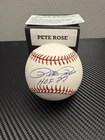 Pete Rose RARE HOF ?? Signed Official Major League Baseball MINT! LEAF Certified