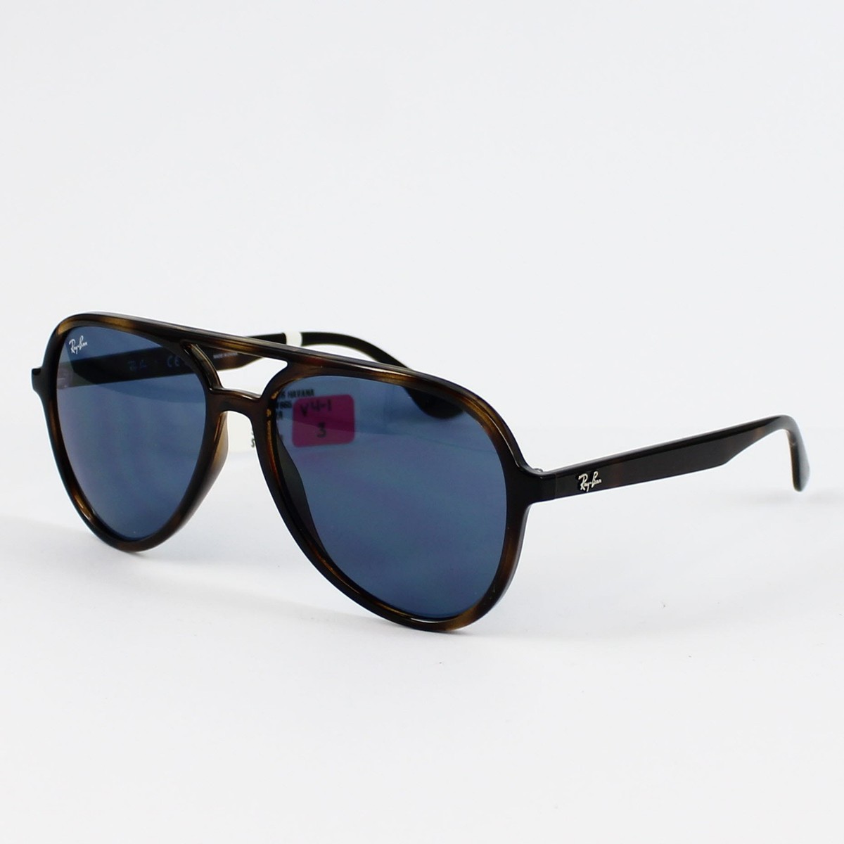 Ray-Ban Unisex Sunglasses RB4376 Aviator Plastic Frame, Brown