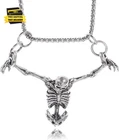 Halloween Decorations Rear View Mirror Accessories of Skull Car Hanging Ornament