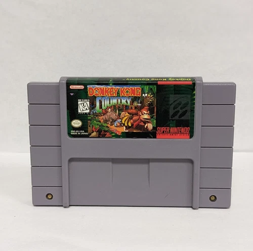 Authentic Nintendo SNES Donkey Kong Country SNES Cartridge | Tested & Working