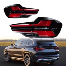 Dynamic LH+RH Side LED Tail Light Lamps For BMW X3 G01 G08 2018-2024 W/Animation