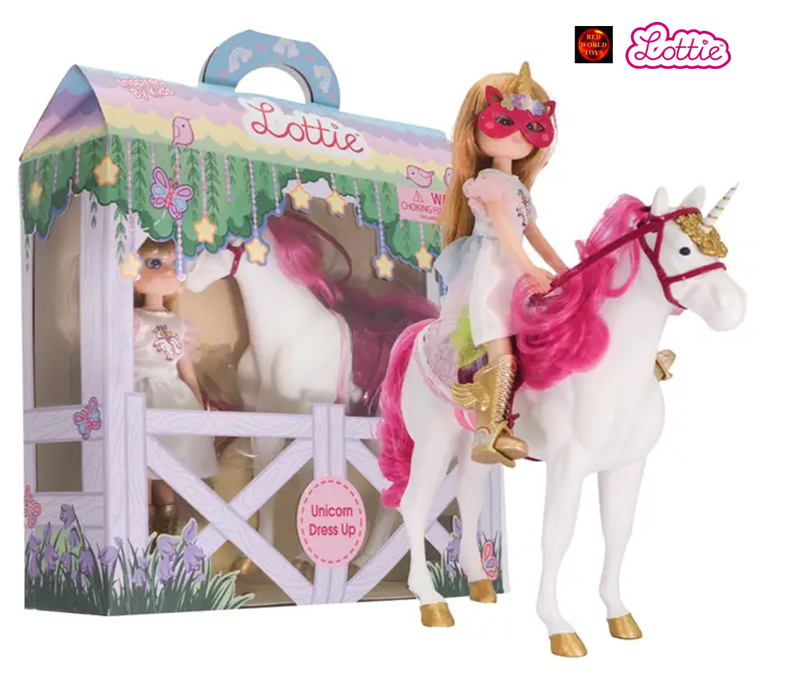 Lottie Dolls Dress Up Doll and Unicorn Set - Small - Image 2