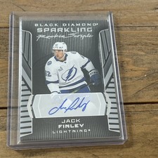 2025-26 Upper Deck Black Diamond Sparkling Rookie Scripts Jack Finley Auto