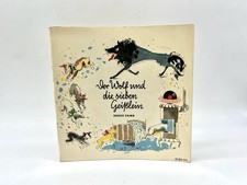 Der Wolf und die sieben Geißlein LP Vinyl Schallplatte Brüder Grimm Märchen 60er