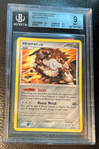 Heatran graded BGS 9 for sale on eBay