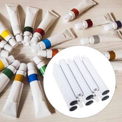 10 Stück leere Aluminiumtuben Zahnpastatuben Aufbewahrung Künstler nachfüllbare Farbe