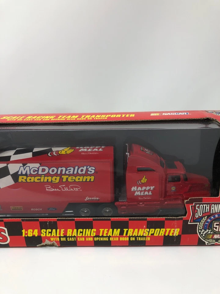 Racing Champions 1:64 McDonald\\\\'s Racing Team Transporter Bill Elliott 50th Foto 3 de 4