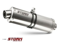 Storm Oval Auspuff Passend FüR Suzuki GSF 1250 Bandit 2007-2016