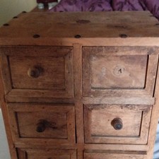 Solid Oak Chest Of Drawers