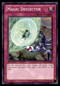 deflect yugioh card Yu-Gi-Oh! - D.D. Designator (IOC-039) - Invasion of Chaos - Unlimited Edition Level 10 or higher monsters on the field cannot be targeted or destroyed by card effects Since Thunder dragons have been