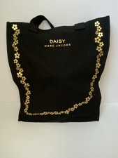 Daisy By Marc Jacob  s Black Tote With Gold Flower Trim