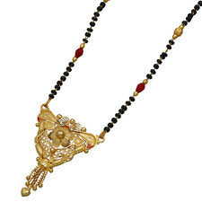 Traditional 22k Gold Mangalsutra Pendant for Women Wedding & Gift Jewelry