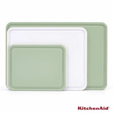 Image of KitchenAid Cutting Boards 3 Pack in Green & White