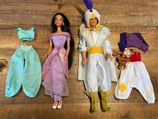 1992 Jasmine And Aladdin Doll Set