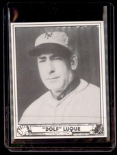 1986 CCC Play Ball Reprint 1940 Dolf Luque New York Giants #231 | Cuba