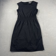 Calvin Klein Women’s Sleeveless Sheath Dress - Gray Size 8P Preppy Minimalist