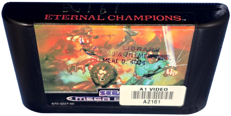 Eternal Champions Sega Mega Drive *Cartridge Only* Ex Rental
