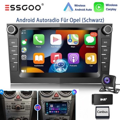 DAB+ Für Opel Zafira Corsa C D Astra Vectra CarPlay Autoradio Android 14 GPS KAM