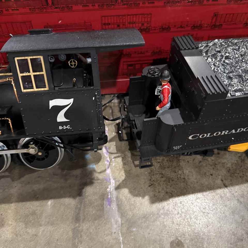 LGB 25192 Colorado & Southern Steam Locomotive & Tender w/Sound EX/Box - Image 4 of 4