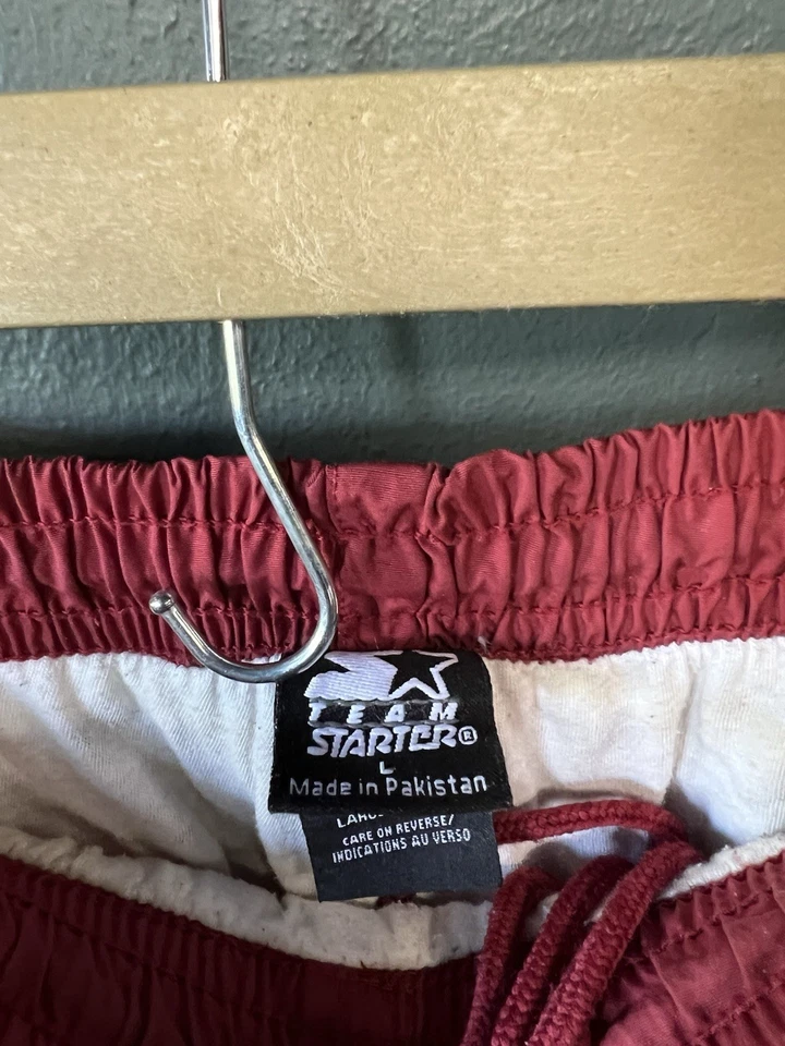 Pantalones deportivos vintage Starter para hombre rojos del estado de Washington talla grande pumas Foto 3 de 3