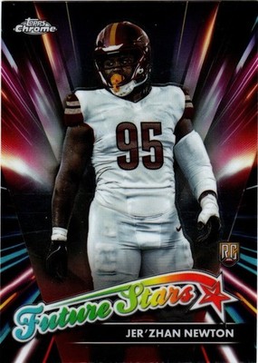Jer`Zhan Newton - FS-16 - Topps Chrome 2024 NFL Future Stars Blue