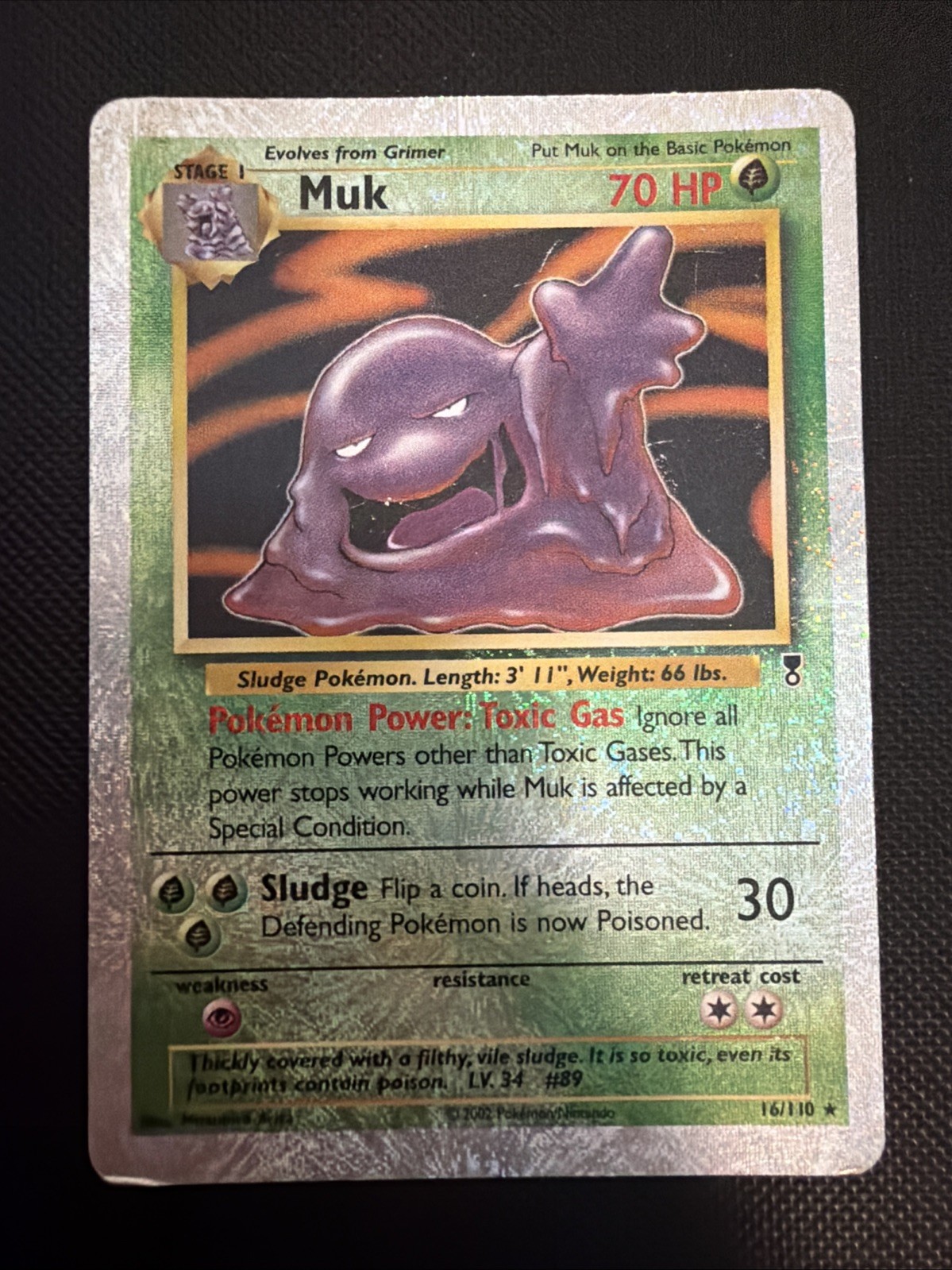 Muk 16/110 Legendary Collection Reverse Holo