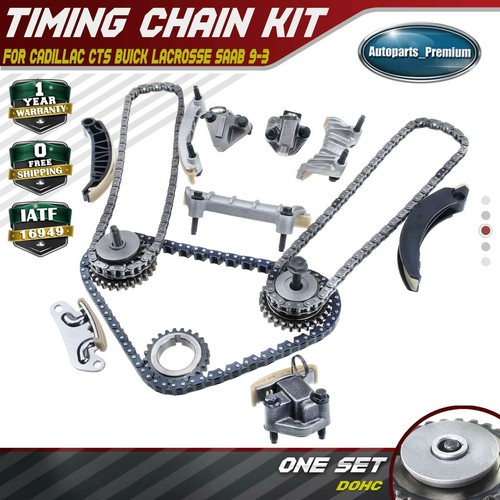 15x Engine Timing Chain Kit for Buick LaCrosse Cadillac CTS Saab 2.8L 3