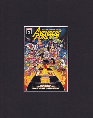8X10'' Matted Print Comic Book Cover Art, Avengers Forever #1, 2022