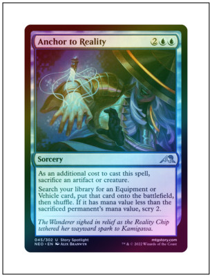 Anchor to Reality, Foil, Magic the Gathering MTG NM