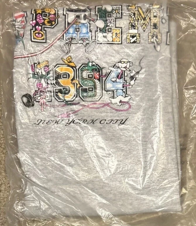 T shirt Supreme Varsity SS24 gris cendres neuf avec étiquettes taille homme XL LIVRAISON GRATUITE !