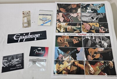 Premium Guitar Accessories Fender Epiphone Savarez Strings Rock-Tips Callus 