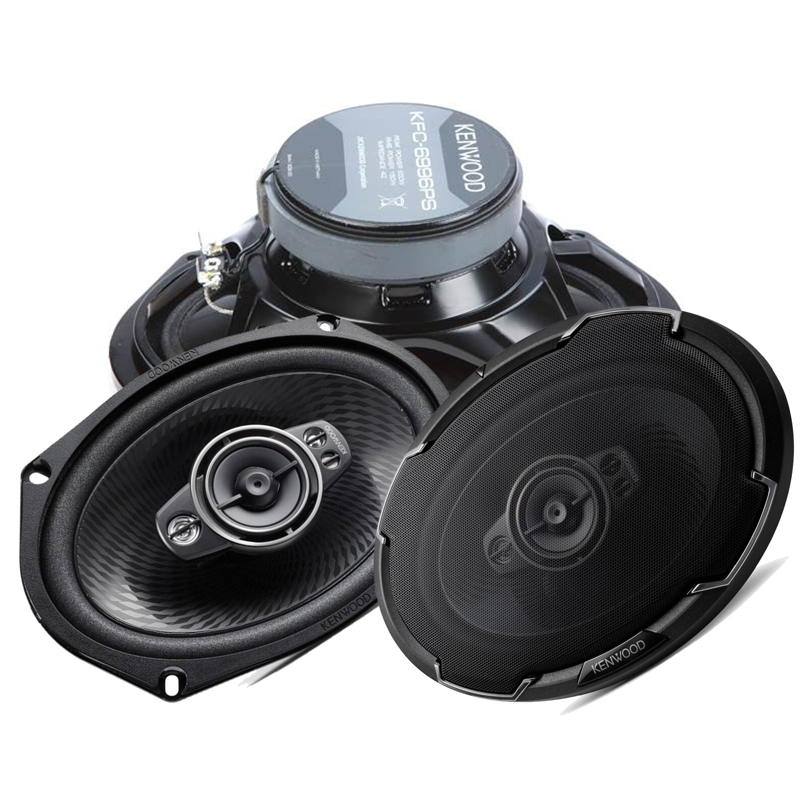 2x Kenwood KFC-6996PS 6"x9" 5-Way 650 Watt 4 ohms Custom Fit