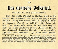 Prof. Dr. Max Friedlaender Das deutsche Volks...