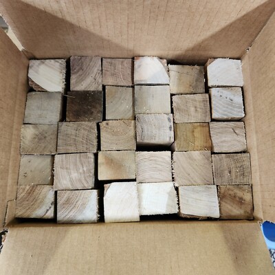 Seasoned Hickory BBQ Wood Long Cut Chunks for Grilling Smoking Competition Size