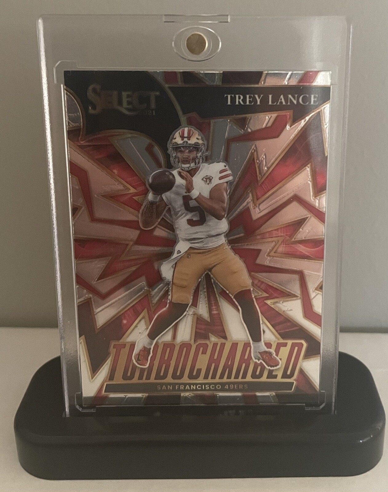 2021 Panini Select Rookie Trey Lance TURBOCHARGED Insert RC# TUR-3 49ers