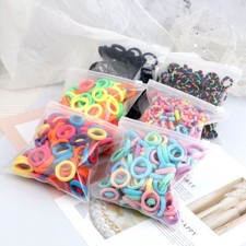 Colorful Basic Hair Band -High Elastic Headband Cute Ponytail Holder 20/50/100PC