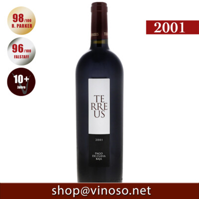 Mauro TERREUS 2001 Mariano Garcia 14,5% Robert Parker 98/100 Pt. Kastilien