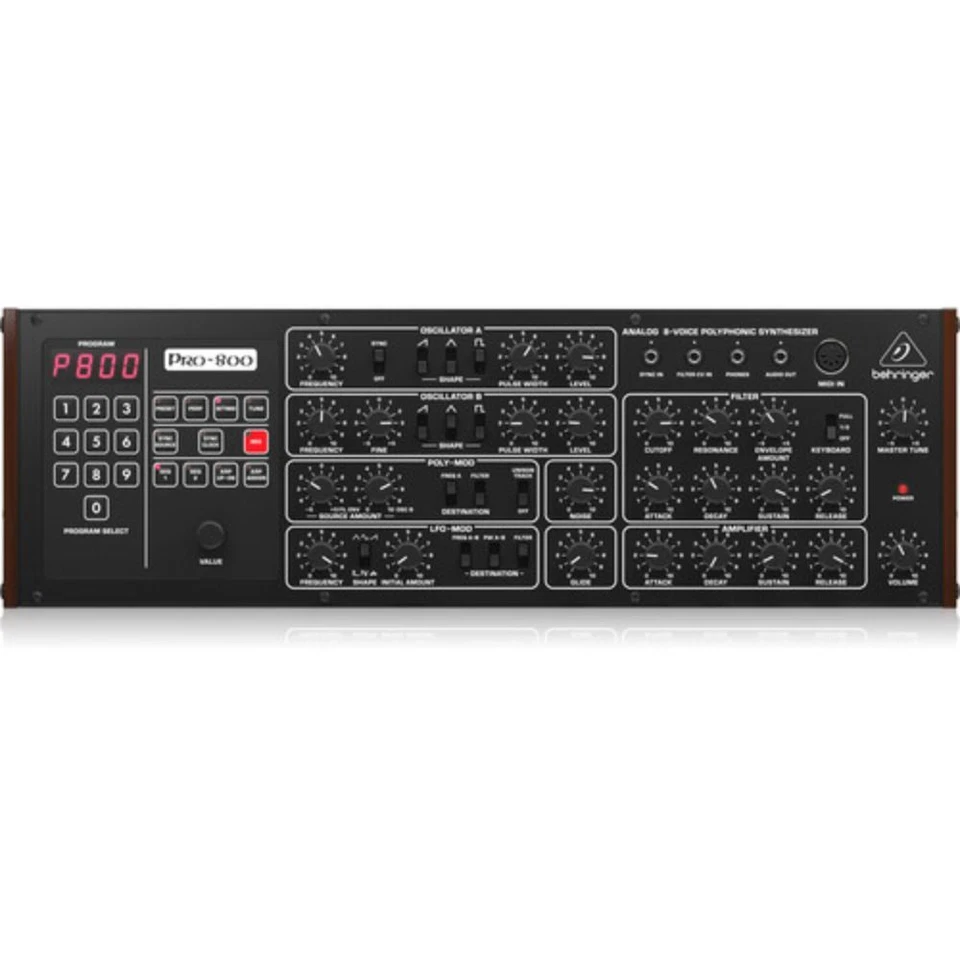 Behringer PRO-800 Analog 8-Voice Polyphonic Desktop Synthesizer - Image 3 of 4