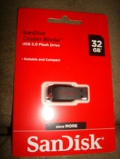 SANDISK CRUZER BLADE USB FLASH DRIVE 32 GB