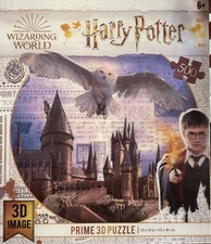 Harry Potter Hedwig Prime Imagen 3D 500 Piezas Puzzle Castillo de Hogwarts Nuevo 6+ Búho
