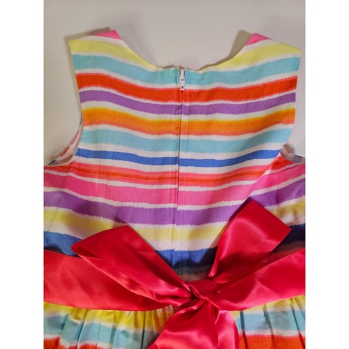 Bonnie Jean Girls Sleeveless Midi Dress, Size 5, Floral Print Summer Easter - Picture 6 of 6
