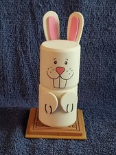 White Smores Bunny, Foam Table Top, Made in the USA