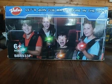 VATOS Laser Tag 4 Player Pack with Vests Infrared Guns Set 2.4GHz Data SYNC READ