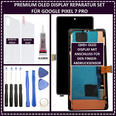 OLED Display für Google Pixel 7 Pro QHD+ Bildschirm Touch Screen LCD Front Glas
