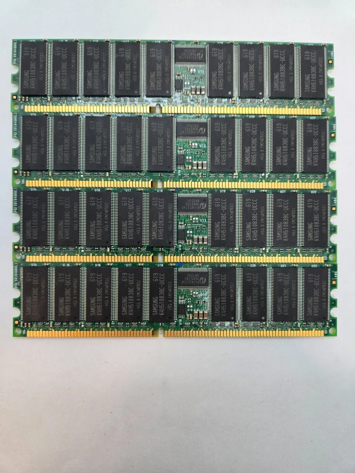 [LOT OF 4] ATP 1024MB PC3200 ECC REG Memory RAM   FAST FREE SHIPPING b - Image 2 of 3